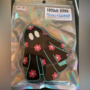 "Floral Ghost" Car Freshie--Melons & Cucumber